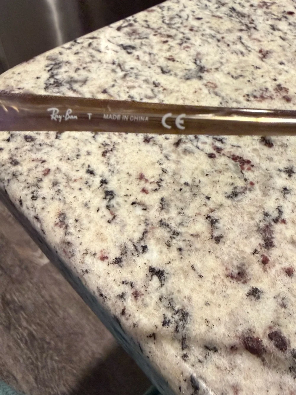 Ray-Ban Brown Rectangular Optical Glasses